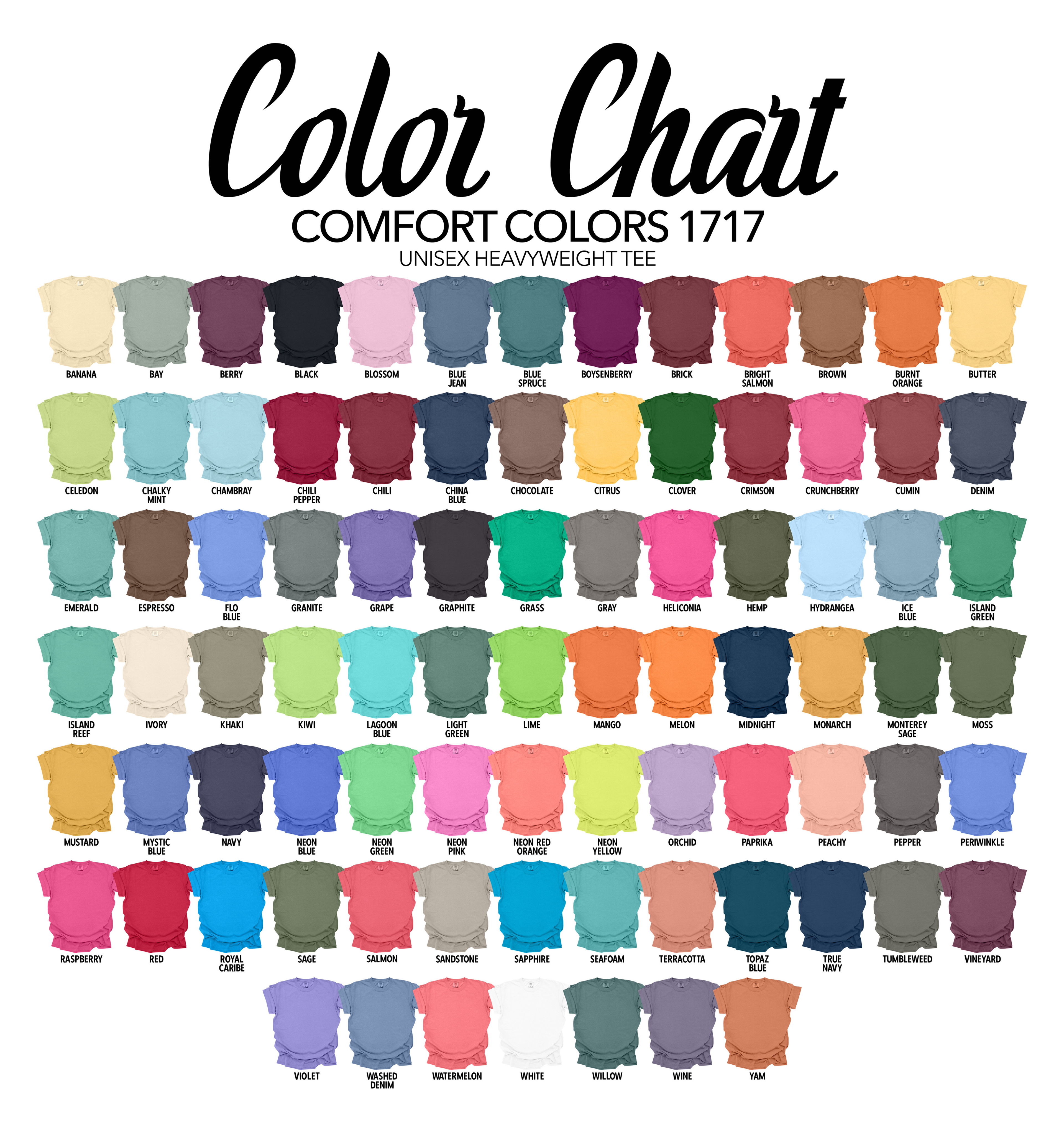 Comfort Colors (Adult Colors)