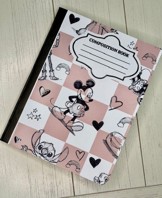 Checkered Mouse Notebook