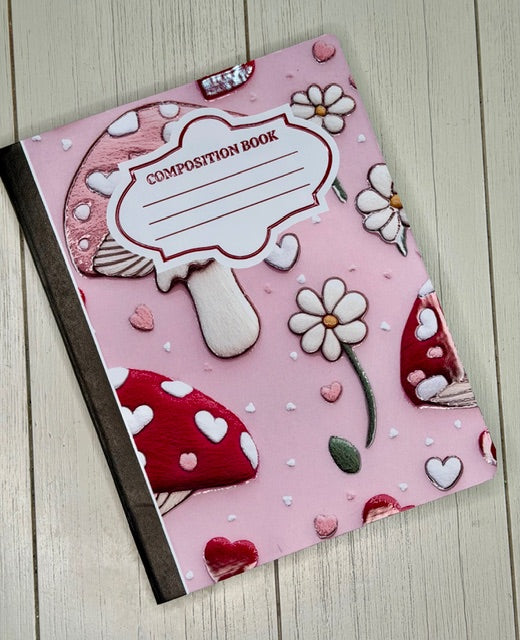 Pink Mushroom Notebook