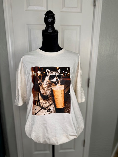 Sippin' & Vibin' Racoon