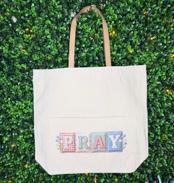 PRAY Patch Tote