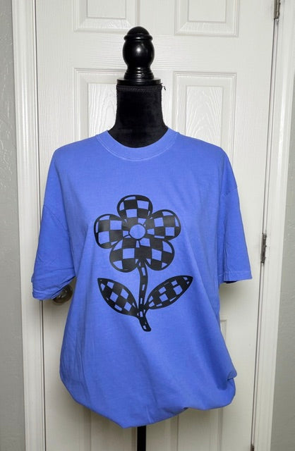 Checker Bloom Tee