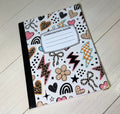 Flowers and Lightening Notebook