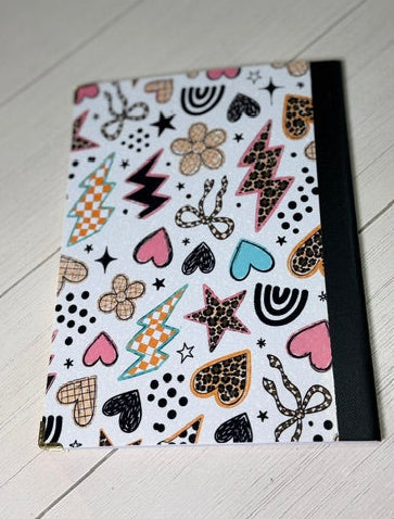 Flowers and Lightening Notebook