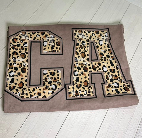 CA Cheetah Boxy Tee
