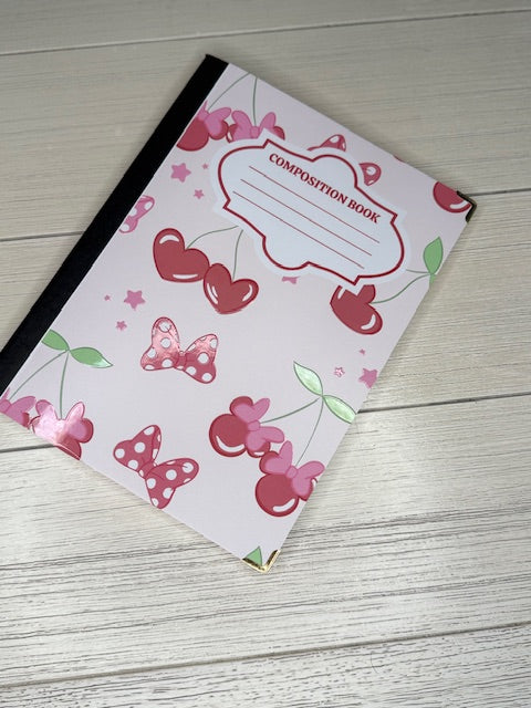 Cherries and Bows Notebook