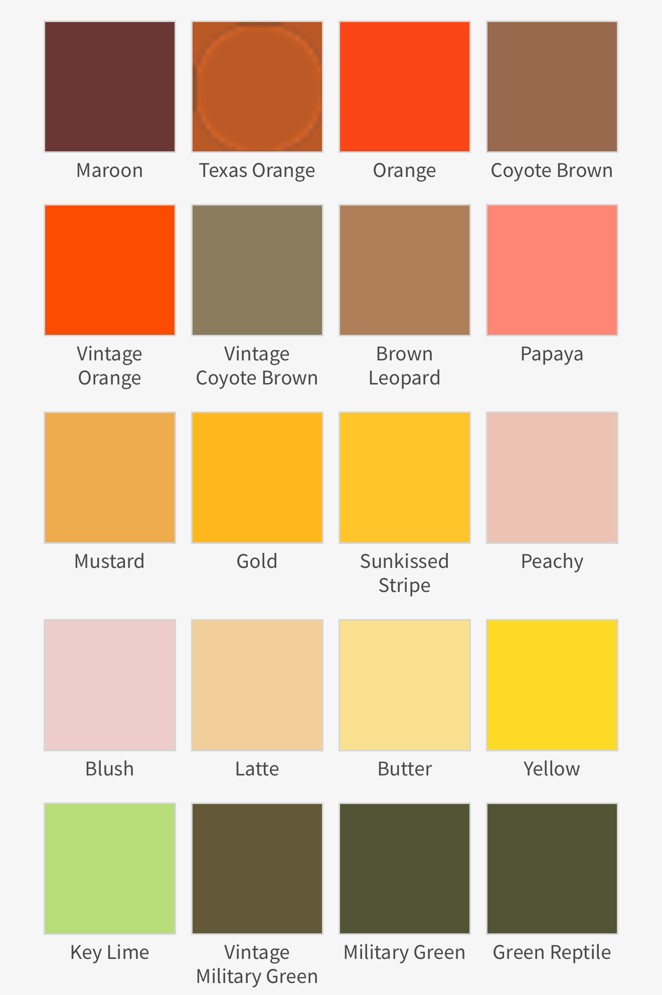 Rabbit Skins Colors (youth)