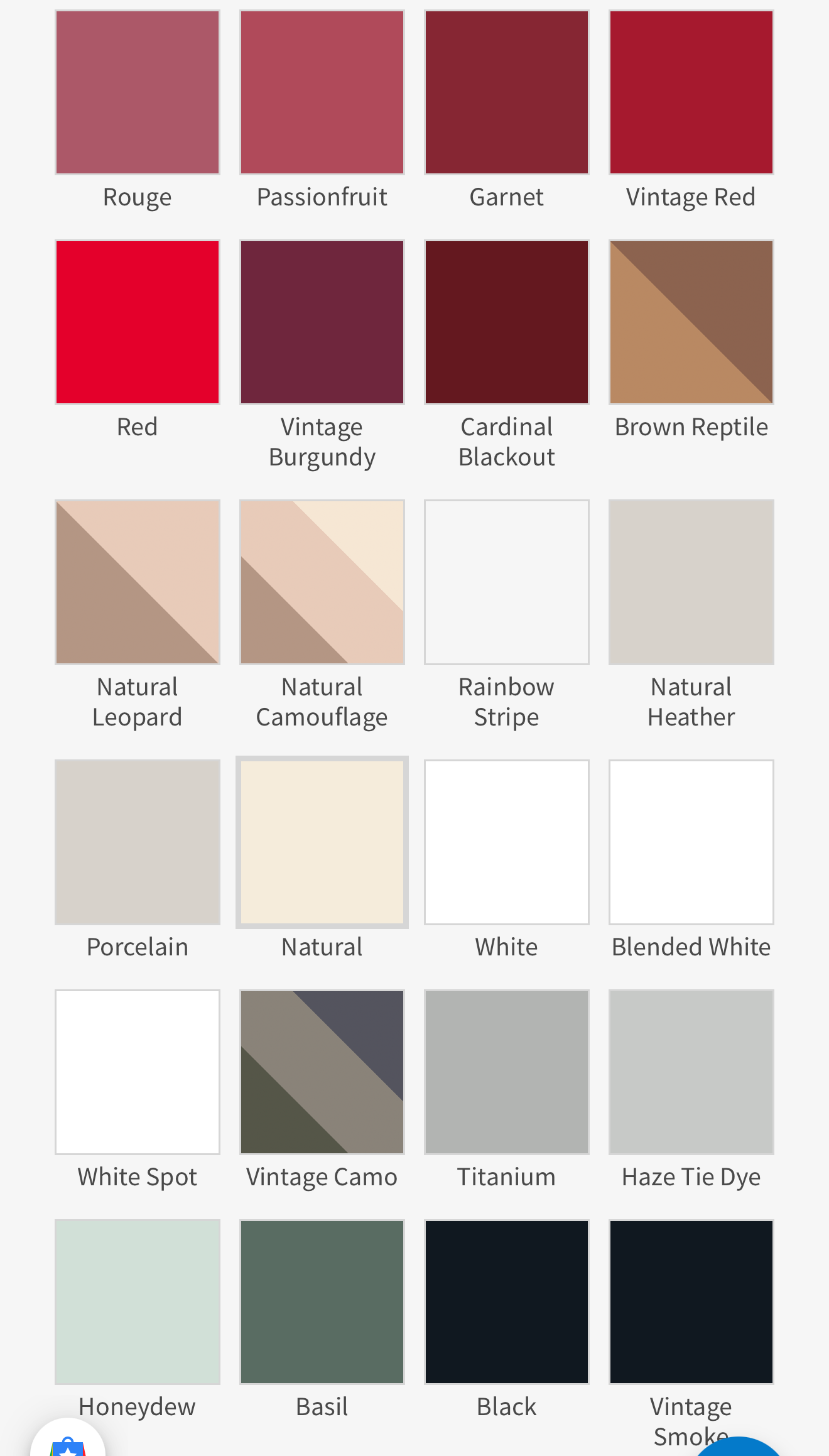 Rabbit Skins Colors (youth)