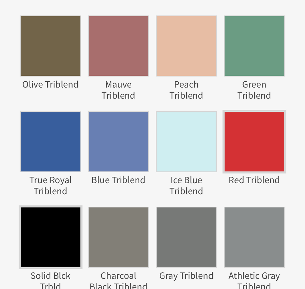 Bella Canvas Youth Colors