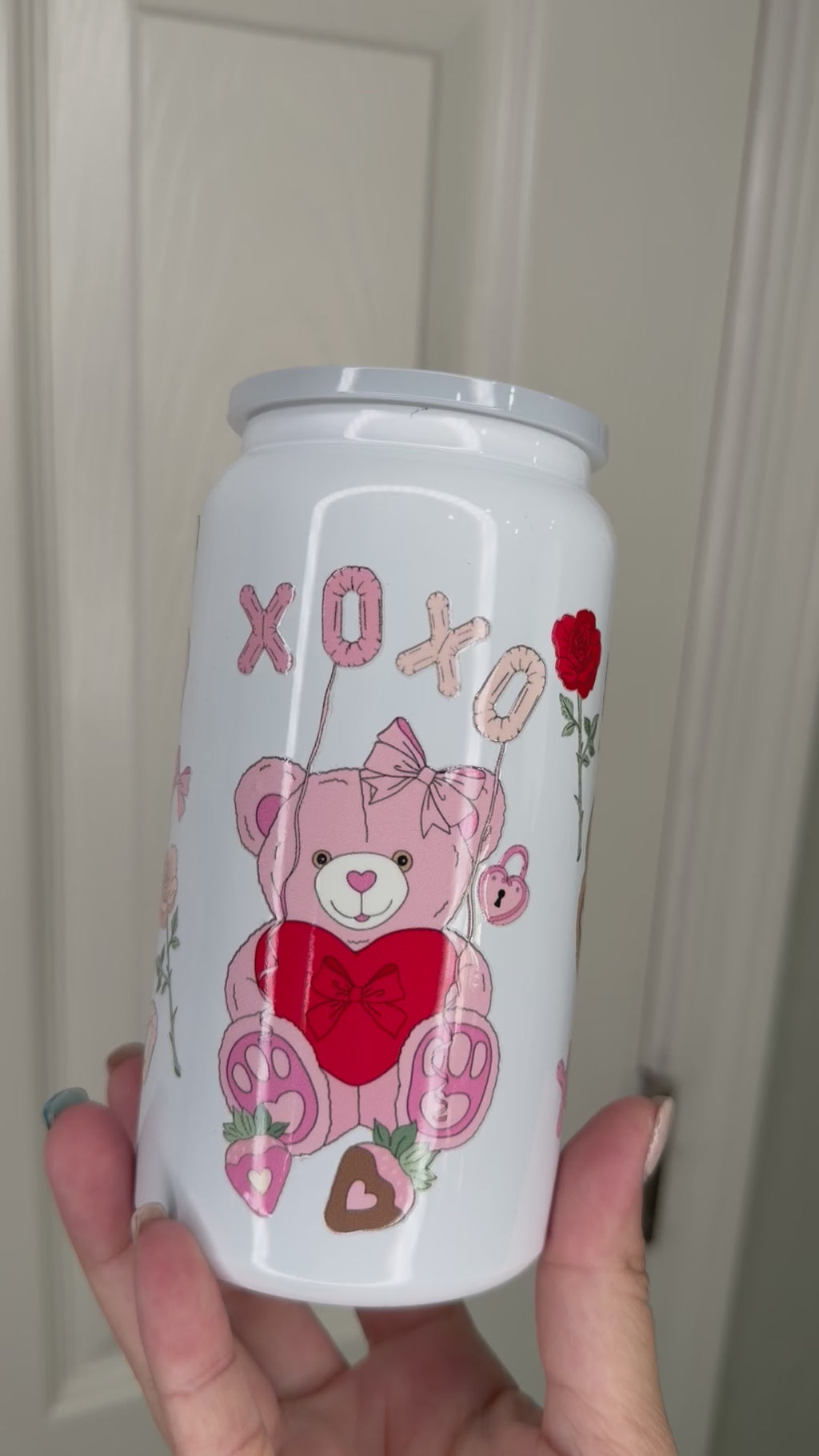 Teddy Bear Xo Cup-16oz