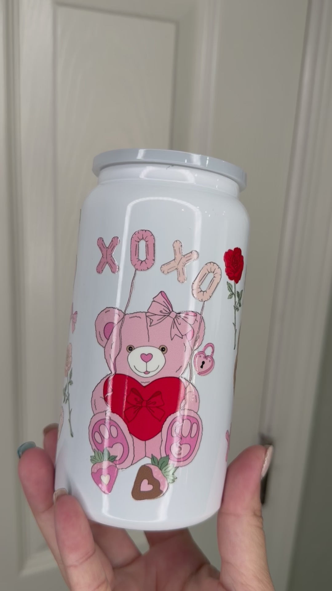 Teddy Bear Xo Cup-16oz